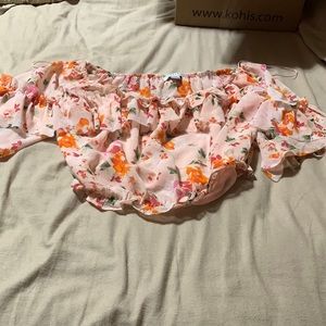 Floral crop top